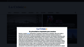 What Lacronica.net website looked like in 2023 (This year)
