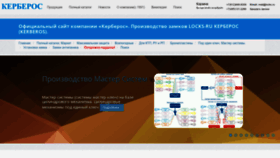 What Locks.ru website looked like in 2023 (This year)