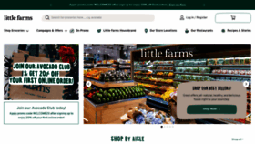 What Littlefarms.com website looked like in 2023 (This year)
