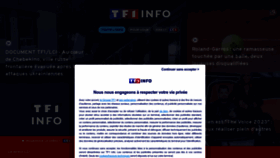 What Lci.fr website looked like in 2023 (This year)