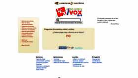 What Lexivox.org website looked like in 2023 (2 years ago)