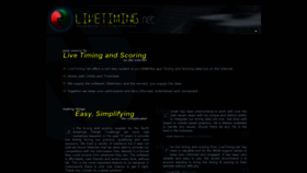 What Livetiming.net website looked like in 2023 (This year)