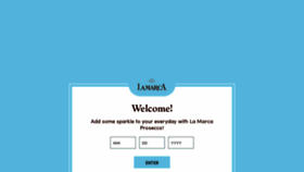 What Lamarcaprosecco.com website looked like in 2023 (This year)
