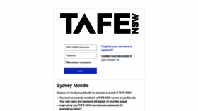 What Learn.sydneytafe.edu.au website looked like in 2023 (This year)