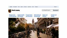 What Leipzig.de website looked like in 2023 (This year)