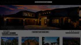 What Luxuryhomemagazine.com website looked like in 2023 (This year)
