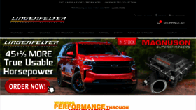 What Lingenfelter.com website looked like in 2023 (This year)