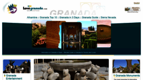 What Lovegranada.com website looked like in 2023 (This year)