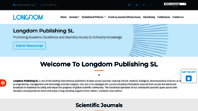 What Longdom.org website looked like in 2023 (2 years ago)