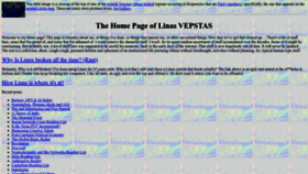 What Linas.org website looked like in 2023 (This year)