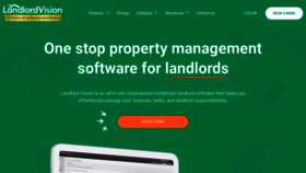 What Landlordvision.co.uk website looked like in 2023 (This year)