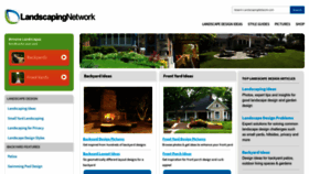 What Landscapingnetwork.com website looked like in 2023 (This year)
