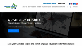 What Languagescanada.ca website looked like in 2023 (This year)