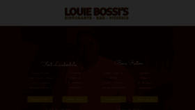 What Louiebossi.com website looked like in 2023 (This year)