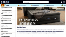 What Luchtbedplaza.nl website looked like in 2023 (This year)