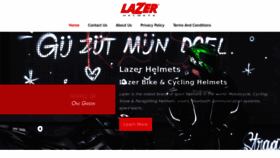 What Lazerhelmets.com website looked like in 2023 (This year)