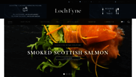 What Lochfyne.com website looked like in 2023 (This year)