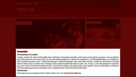 What Laumat.at website looked like in 2023 (This year)