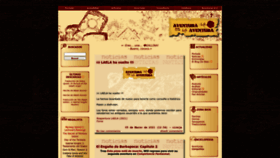 What La-aventura.net website looked like in 2023 (This year)