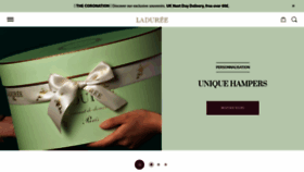 What Laduree.co.uk website looked like in 2023 (2 years ago)