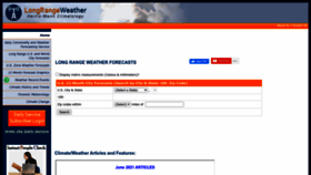 What Longrangeweather.com website looked like in 2023 (This year)