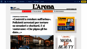What Larena.it website looked like in 2023 (This year)