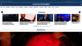 What Lagazzettadelmezzogiorno.it website looked like in 2023 (This year)
