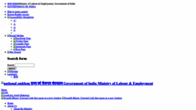 What Labour.gov.in website looked like in 2023 (This year)