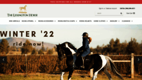 What Lexingtonhorse.com website looked like in 2023 (This year)