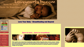 What Loveyourbaby.com website looked like in 2023 (This year)