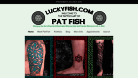 What Luckyfish.com website looked like in 2023 (This year)