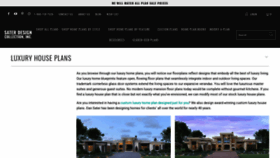What Luxuryplans.com website looked like in 2023 (This year)