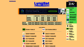What Lyngsat-space.com website looked like in 2023 (This year)