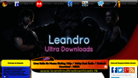 What Leandroultradownloads2.tk website looked like in 2023 (This year)
