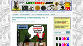 What Luckology.com website looked like in 2023 (This year)
