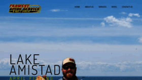 What Lakeamistadbassfishingguide.com website looked like in 2023 (This year)