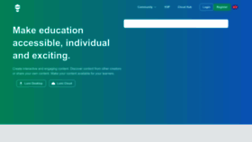 What Lumi.education website looked like in 2023 (This year)
