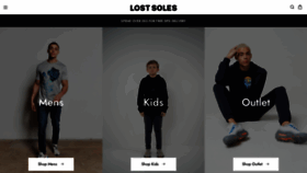 What Lostsoles.co.uk website looked like in 2023 (This year)