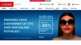 What Lissac.fr website looked like in 2023 (This year)
