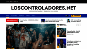 What Loscontroladores.com website looked like in 2023 (This year)