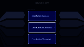 What Lagutube.com website looked like in 2023 (This year)