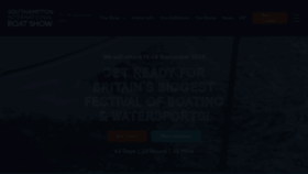 What Londonboatshow.com website looked like in 2023 (This year)
