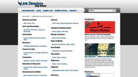 What Linkdirectory.com website looked like in 2023 (This year)