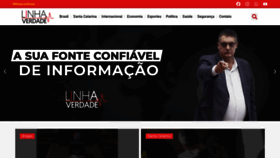 What Linhaverdade.com.br website looked like in 2023 (1 year ago)