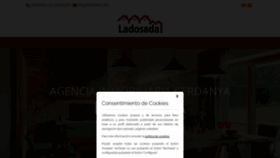 What Ladosada.com website looked like in 2023 (This year)