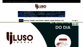 What Lusojornal.com website looked like in 2023 (This year)