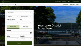 What Lakedistrictlodgeholidays.co.uk website looked like in 2023 (This year)