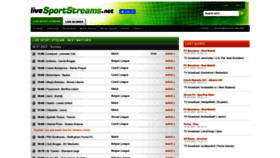 What Livesportstreams.net website looked like in 2023 (This year)