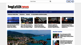 What Logistiknews.id website looked like in 2023 (This year)