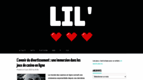 What Lil-life.com website looked like in 2023 (This year)
